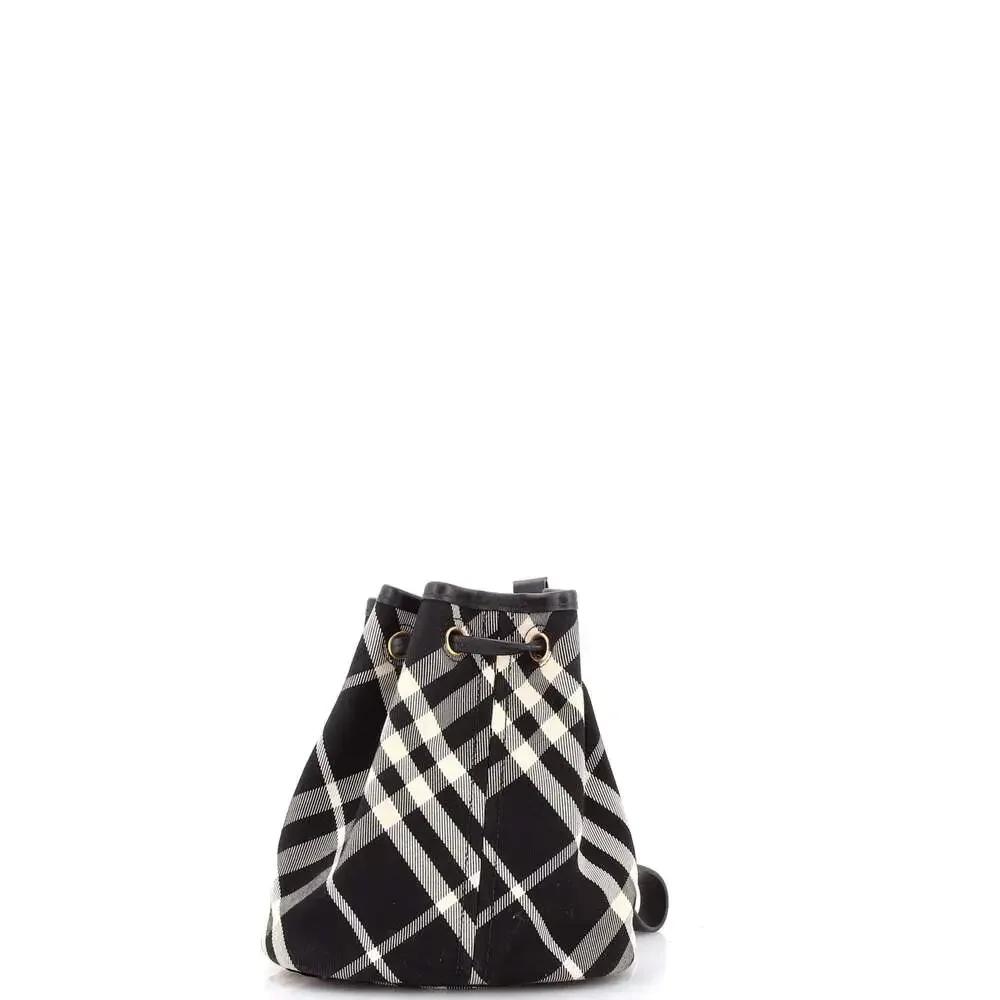 Burberry Wristlet Bucket Bag Check #235058B62B - Picture 3 of 6
